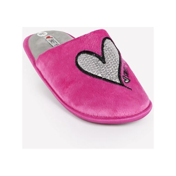 sweet pantofole donna con paillettes pantofole donna fucsia taglia 40