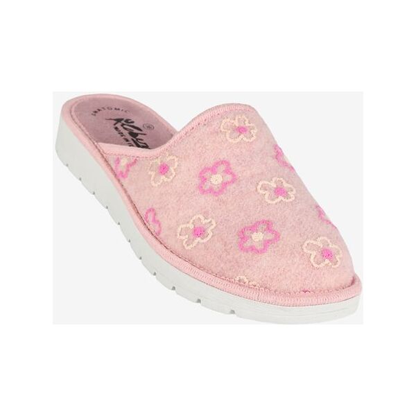 a piedi liberi pantofole donna in feltro con fiori pantofole donna rosa taglia 36