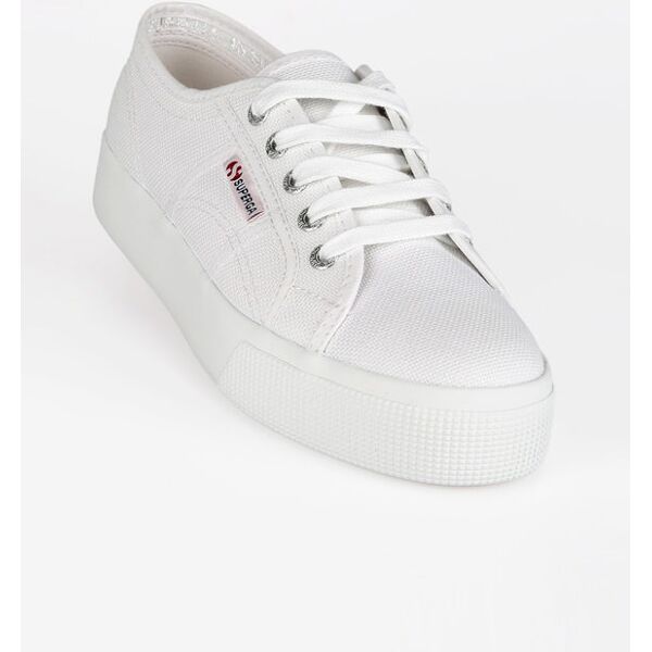 superga scarpe donna in tela con platform 2730 cotu sneakers basse donna bianco taglia 41