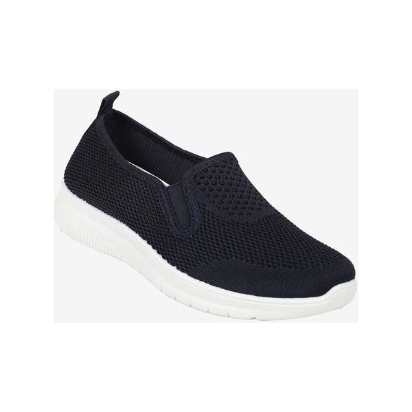 fashion sneakers donna slip on in maglia slip on donna blu taglia 36