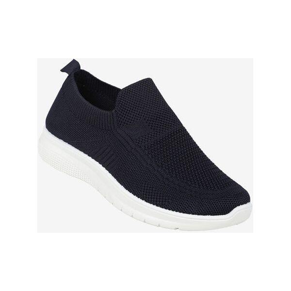 fashion sneakers donna slip on in maglia slip on donna blu taglia 41