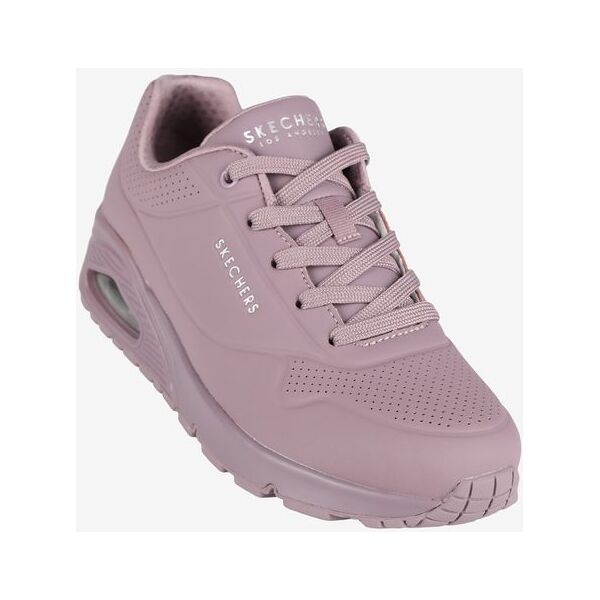 skechers stand on air sneakers monocolore donna con air sneakers con zeppa donna viola taglia 39