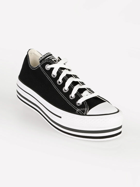 Converse CHUCK TAYLOR All Star Sneakers bassa con platform Sneakers Basse donna Nero taglia 41