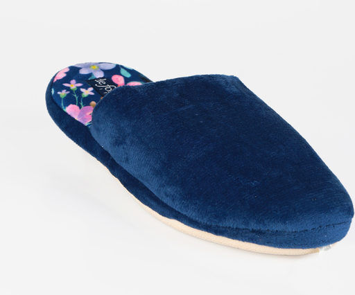 De Fonseca Pantofole donna a fiori Pantofole donna Blu taglia 36/37