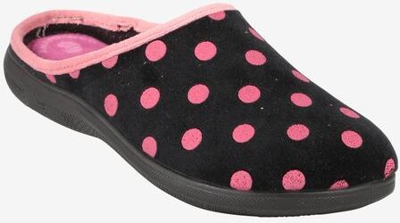 Inblu Pantofole donna a pois Pantofole donna Nero taglia 35