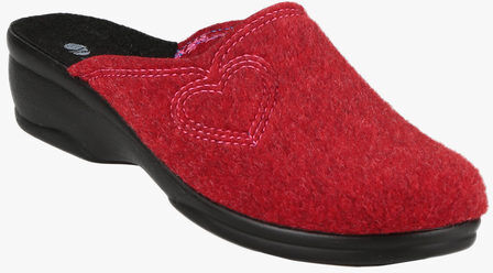 Inblu Pantofole donna in feltro Pantofole donna Rosso taglia 40