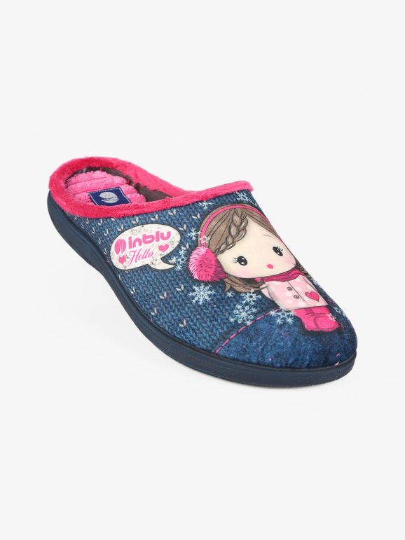 Inblu Pantofole donna in tessuto Pantofole donna Blu taglia 38