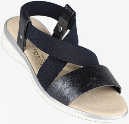 Confosana Sandali da donna con elastico Sandali con Zeppa donna Blu taglia 35