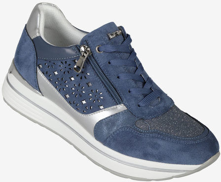 Inblu Sneakers donna con lacci e zip Sneakers con Zeppa donna Blu taglia 38