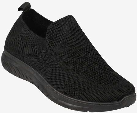 Fashion Sneakers donna slip on in maglia Slip On donna Nero taglia 41