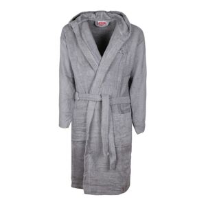 Kappa Accappatoio unisex in spugna con cappuccio Accappatoi unisex Grigio taglia L