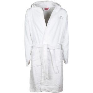 Kappa Accappatoio unisex in spugna con cappuccio Accappatoi unisex Bianco taglia XXL