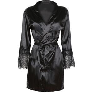 Solada Vestaglia con pizzo Vestaglie donna Nero taglia S/M