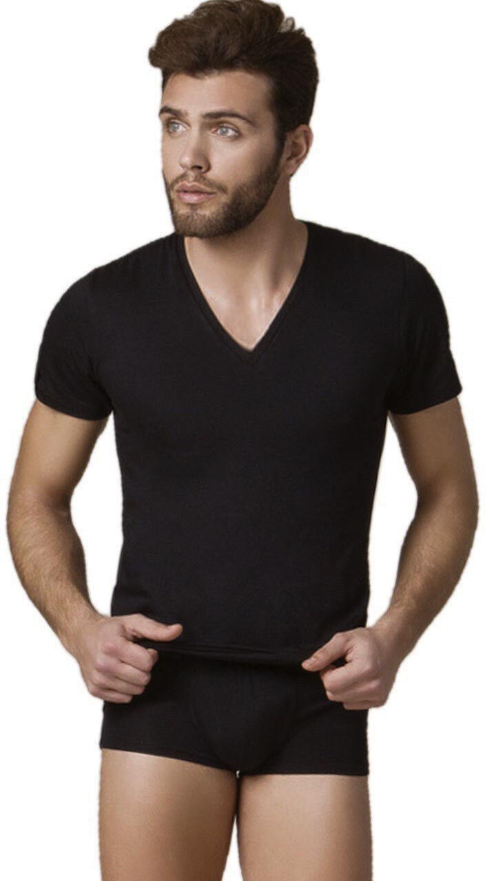 Armata di Mare 2 Maglie uomo scollo a V cotone manica corta Armata di Mare 2 Maglie uomo scollo a V cotone manica corta