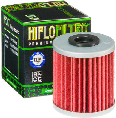 HIFLO FILTRO Filtro Olio Hf207 Kawasaki Kx 250 F 03- Suzuki Rm 250 Z 03-