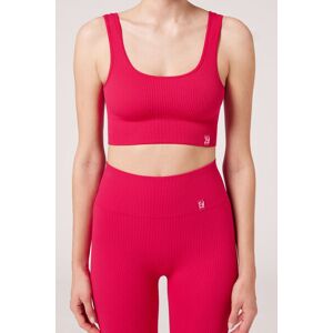 Calzedonia Top Sport Senza Cuciture a Costine Donna Rosa TU