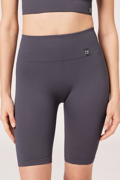 Calzedonia Ciclista Sportivi Senza Cuciture Donna Grigio S/M