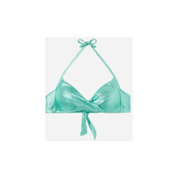 calzedonia triangolo imbottito graduato costume light reflections donna verde 6