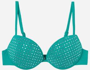 Calzedonia Push Up Imbottito Graduato Costume Luxury Stones Donna Blu 3