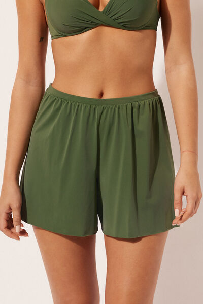 Calzedonia Pantaloncini Corti Soft Touch Donna Verde S