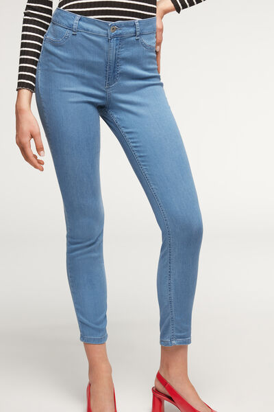 calzedonia jeans push up light denim eco donna blu xs