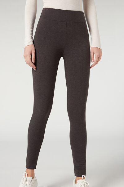 Calzedonia Leggings Termici Donna Grigio S