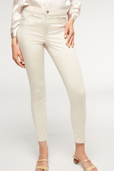 Calzedonia Jeans Push Up Light Denim Eco Donna Naturale XS