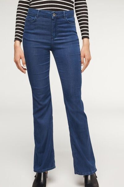 Calzedonia Jeans a Zampa Light Denim Eco Donna Blu XS
