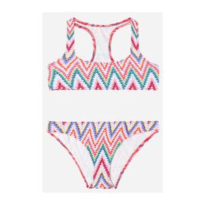 Calzedonia Costume Due Pezzi Bambina Multicolor Chevron Bambina Multicolore 6