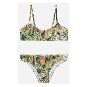 Calzedonia Costume Due Pezzi Bambina Savage Tropics Bambina Verde 14