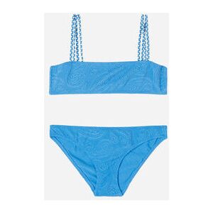 Calzedonia Costume Due Pezzi Bambina 3D Cachemire Twist Bambina Blu 10