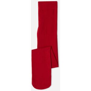 Calzedonia Collant in Cotone Eco da Bambina Bambina Rosso 10-13