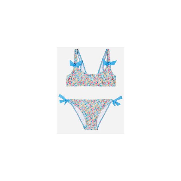 calzedonia costume due pezzi bambina flower meadow bambina blu 12