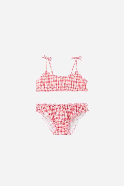 Calzedonia Costume Due Pezzi Bambina Pic-nic Flowers Bambina Rosso 8