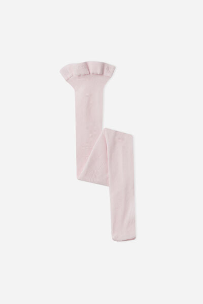 Calzedonia Collant a microrete bambina Bambina Rosa 5-8