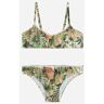 Calzedonia Costume Due Pezzi Bambina Savage Tropics Bambina Verde 14