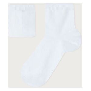 Calzedonia Calze Corte in Cotone da Bambini Unisex Bianco 8