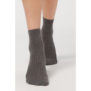 Calzedonia Calze Corte con Cashmere Donna Grigio 36-38