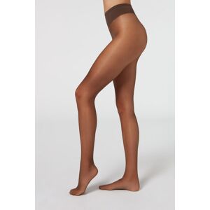 Calzedonia Collant Second Skin 15 Denari Matt Premium Donna Marrone 3