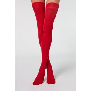 Calzedonia Autoreggenti 50 Denari Soft Touch Donna Rosso 1/2