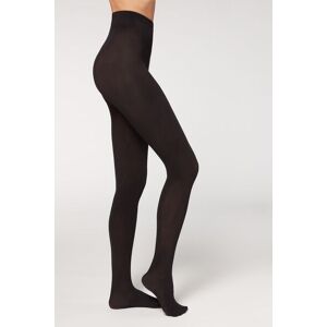 Calzedonia Collant Coprenti 150 Denari in Cotone Eco Donna Nero 4