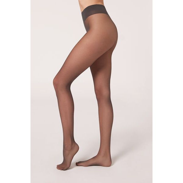 calzedonia collant matt velati 20 denari donna grigio 1/2