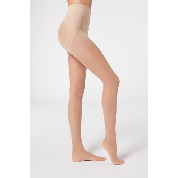 calzedonia collant velati 30 denari shaping pancia e glutei donna naturale 1/2