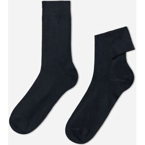 Calzedonia Calze Corte con Cashmere da Uomo Uomo Blu 42-43