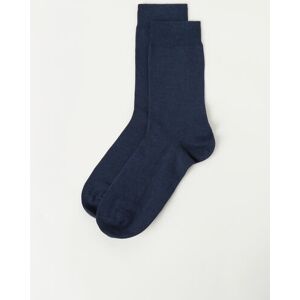 Calzedonia Calze Corte in Caldo Cotone da Uomo Uomo Blu 40-41