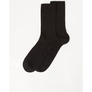 Calzedonia Calze Corte in Cotone Rasato da Uomo Uomo Nero 42-43