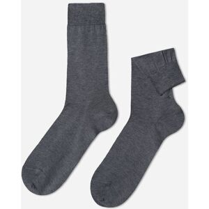 Calzedonia Calze Corte con Filo di Scozia da Uomo Uomo Grigio 10MZ