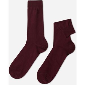 Calzedonia Calze Corte con Filo di Scozia da Uomo Uomo Bordeaux 10MZ