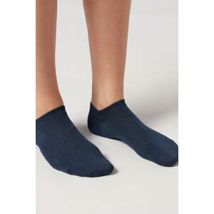 Calzedonia Pedulini Unisex in Cotone Uomo Blu 42-43