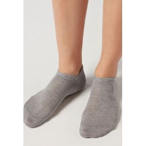 Calzedonia Pedulini Unisex in Cotone Uomo Grigio 34-36